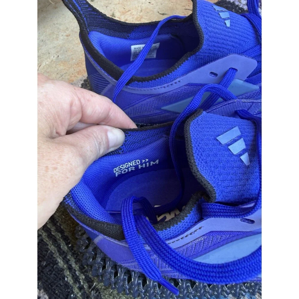 RARE Sz 10.5 - Adidas 4DFWD Men’s Running Shoes ID8888 Colbalt Blue 4D 2024